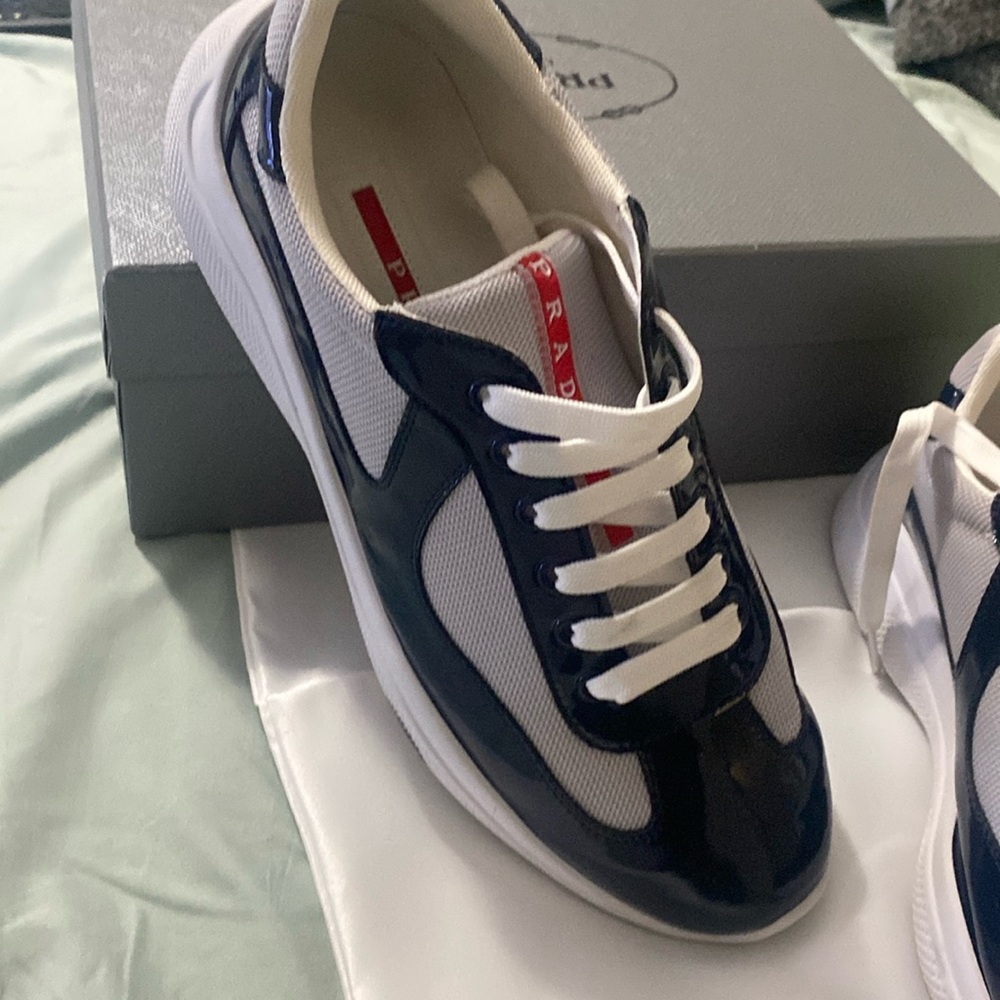 Navy blue Pradas